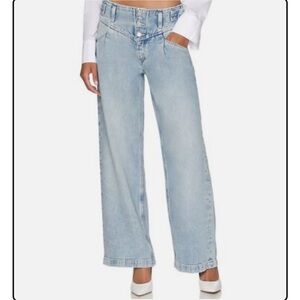 Free People We The Free Super Sweeper Wide-Leg Jeans